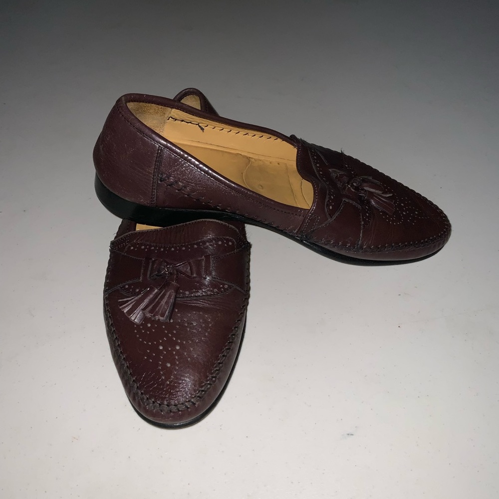 Adolfo Men's Tassel Loafer- Brown